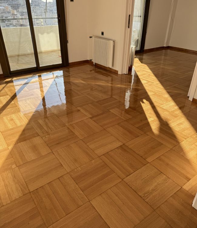 Τρίψιμο & Γυάλισμα Παρκέ Design Parke