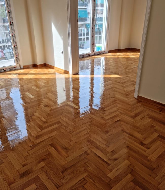 Τρίψιμο & Γυάλισμα Παρκέ Design Parke